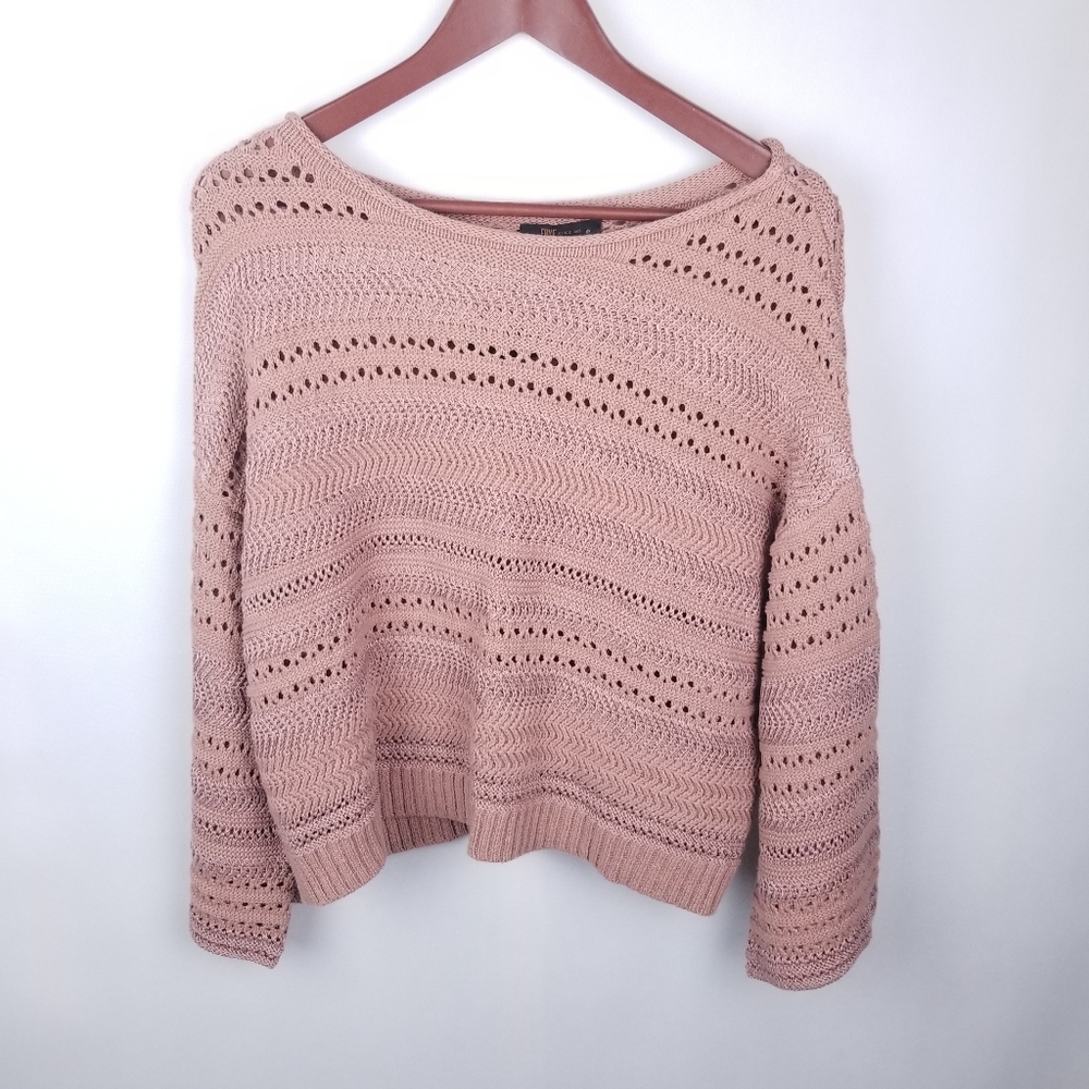 Frye New Desert Rose Boxy Sweater L/XL